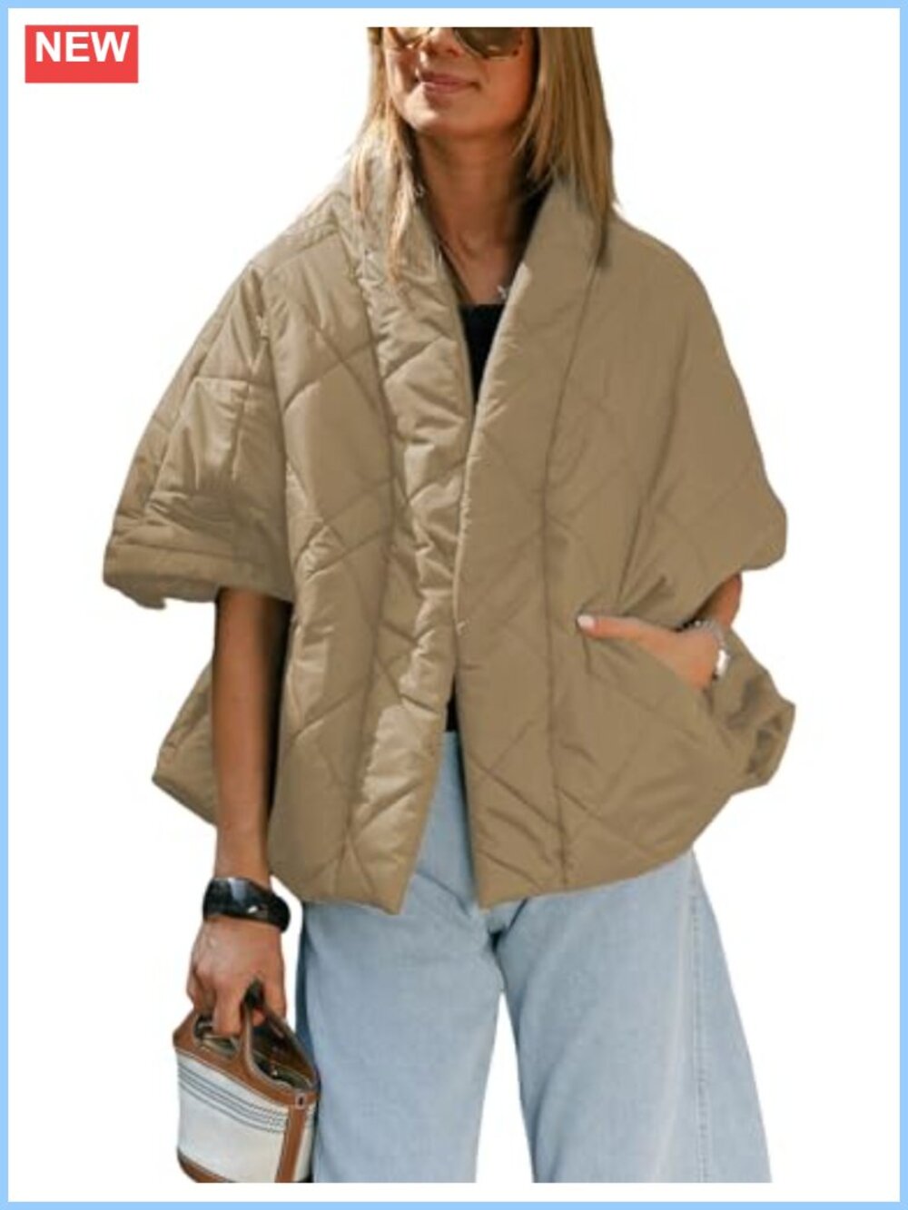 Lianlive Women Puffer Vest Lightweight Quilted Jacket